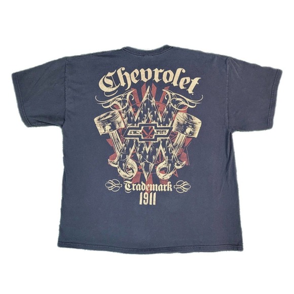 Gildan Other - GM Chevrolet Shirt mens 2XL Black Trademark 1911 Horsepower short sleeve Cars